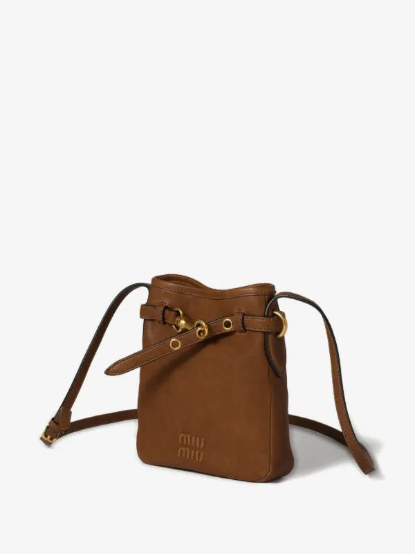 Miu miu pouch in nappa corda