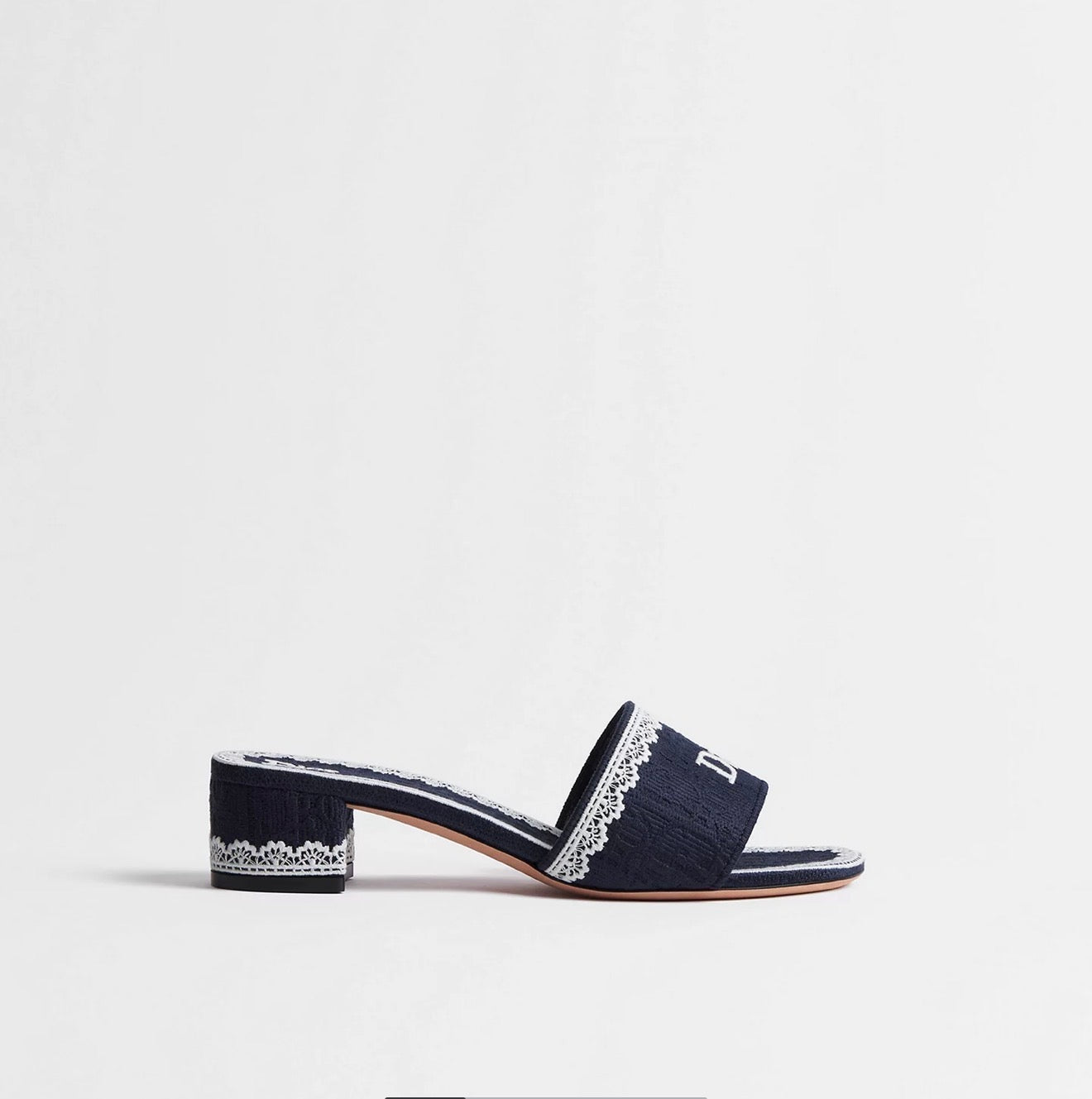 Dior Dentelle Heeled Slide