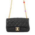 Chanel Mini Matelasse 20 Black Lambskin