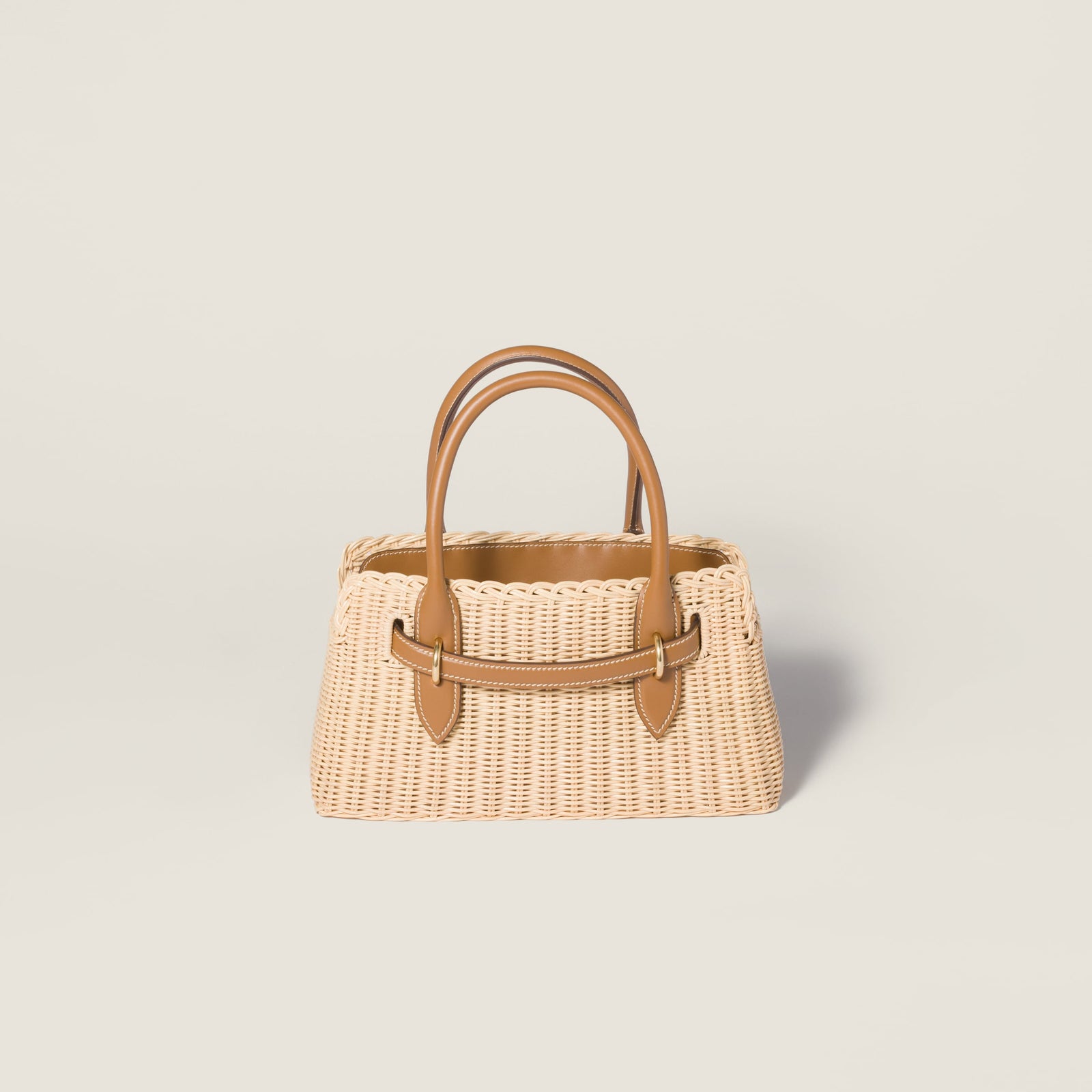 Miu Miu Borsa a mano Aventure in midollino e pelle - MS Luxury