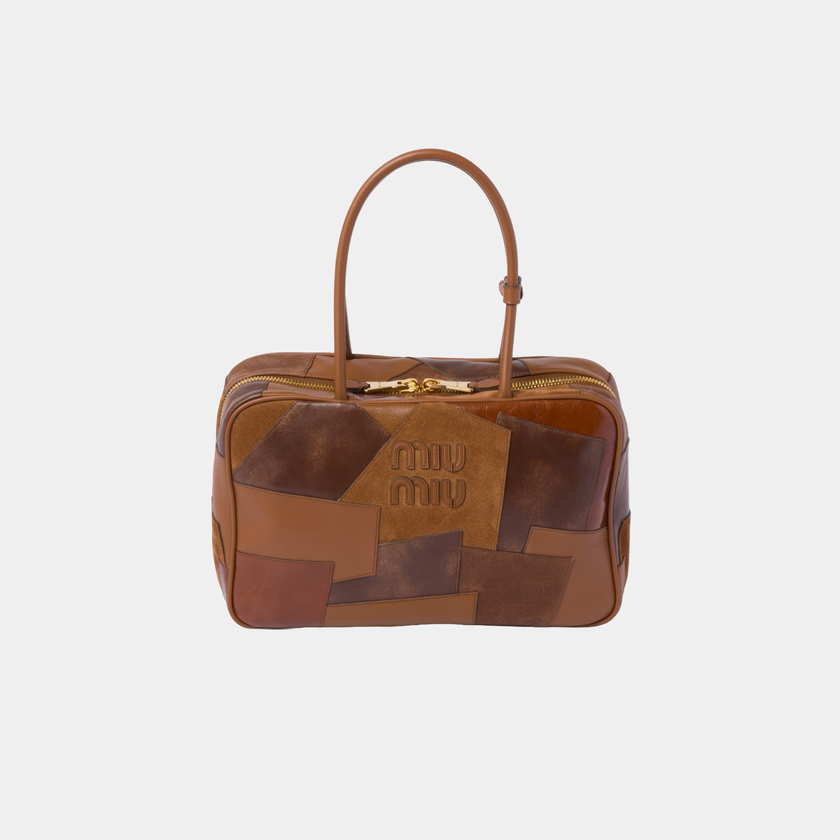 Borsa Beau in pelle con patch Miu Miu - MS Luxury