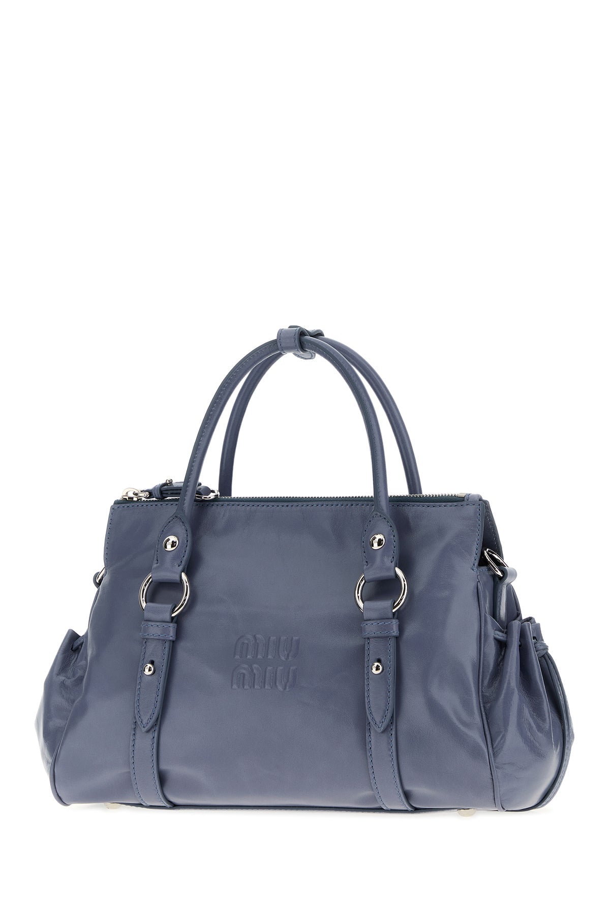 Miu Miu leather bag ceruleo