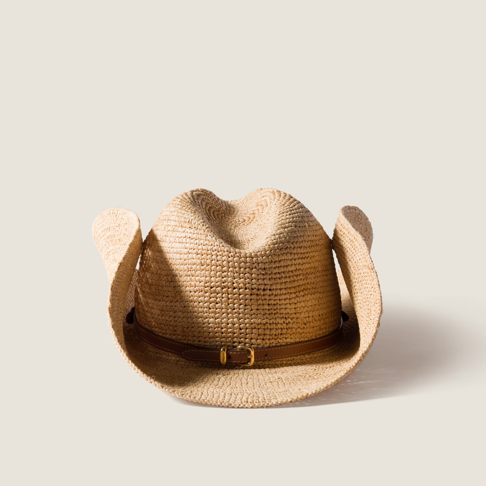 Cappello cowboy raffia