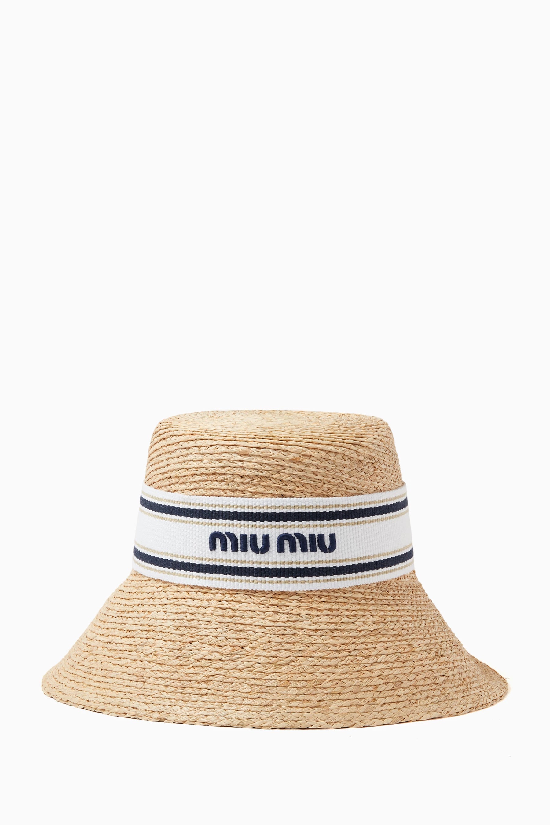 Cappello in raffia Miu Miu