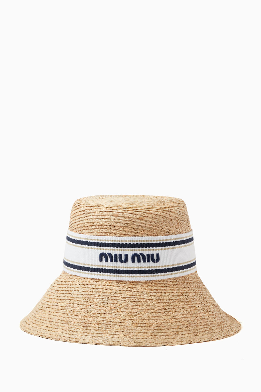 Cappello in raffia Miu Miu