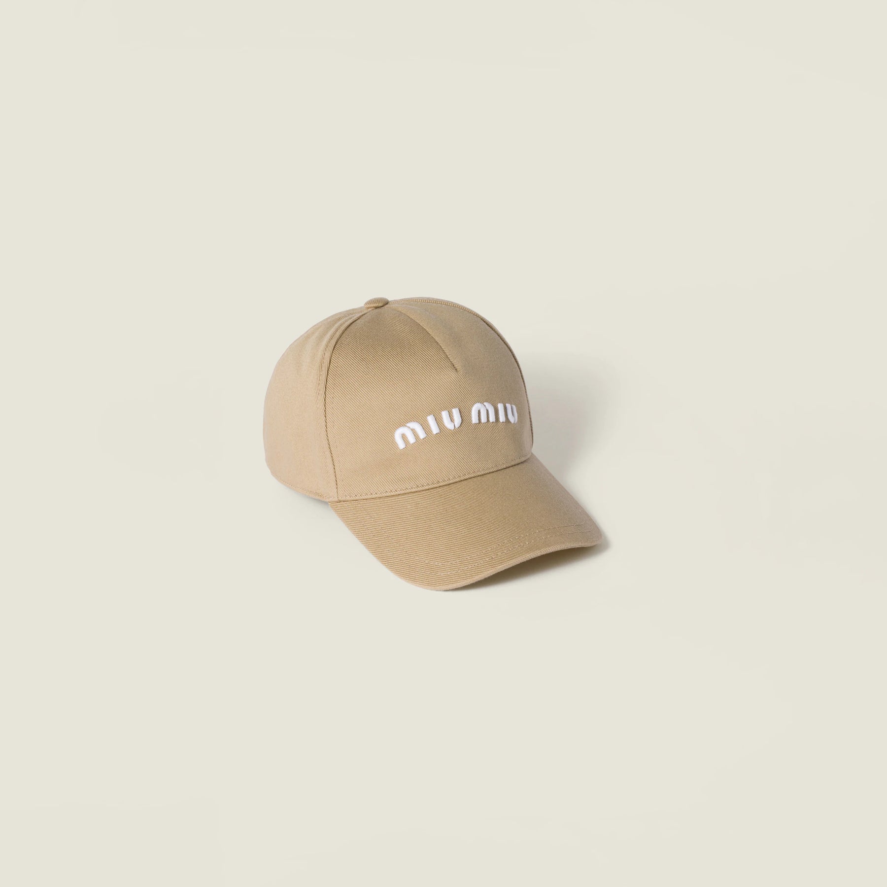 Cappello da baseball in Drill MiuMiu