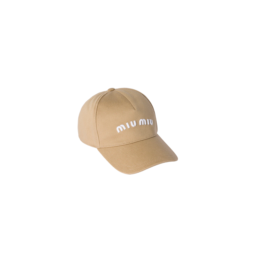 Cappello da baseball in Drill MiuMiu