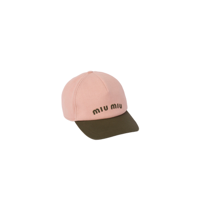 Cappello da baseball in Drill MiuMiu