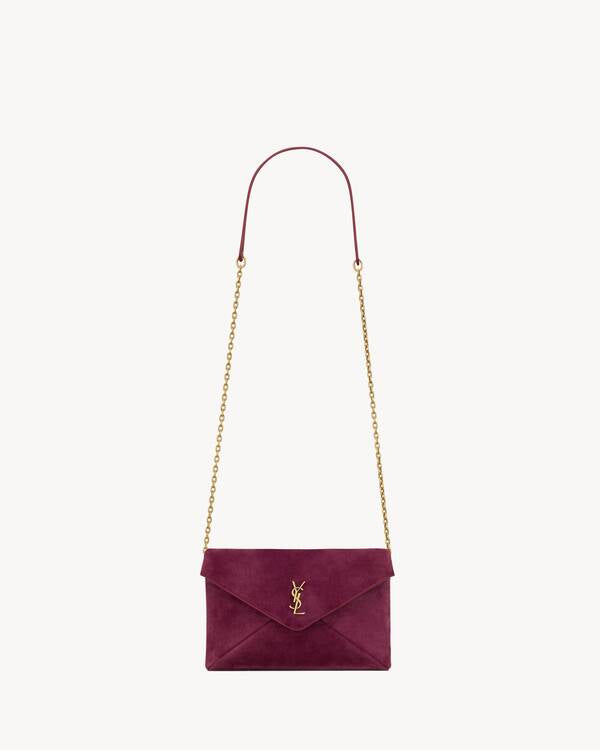 CASSANDRE SMALL CHAIN POUCH IN SUEDE