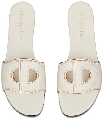 Dior slippers white