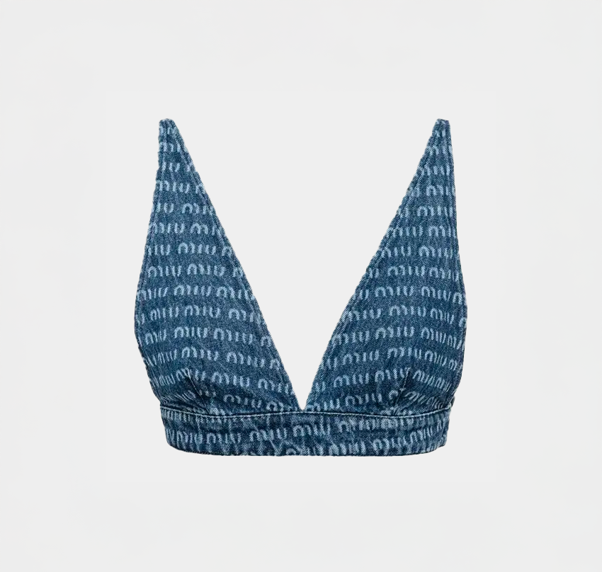 Top jeans Miu Miu
