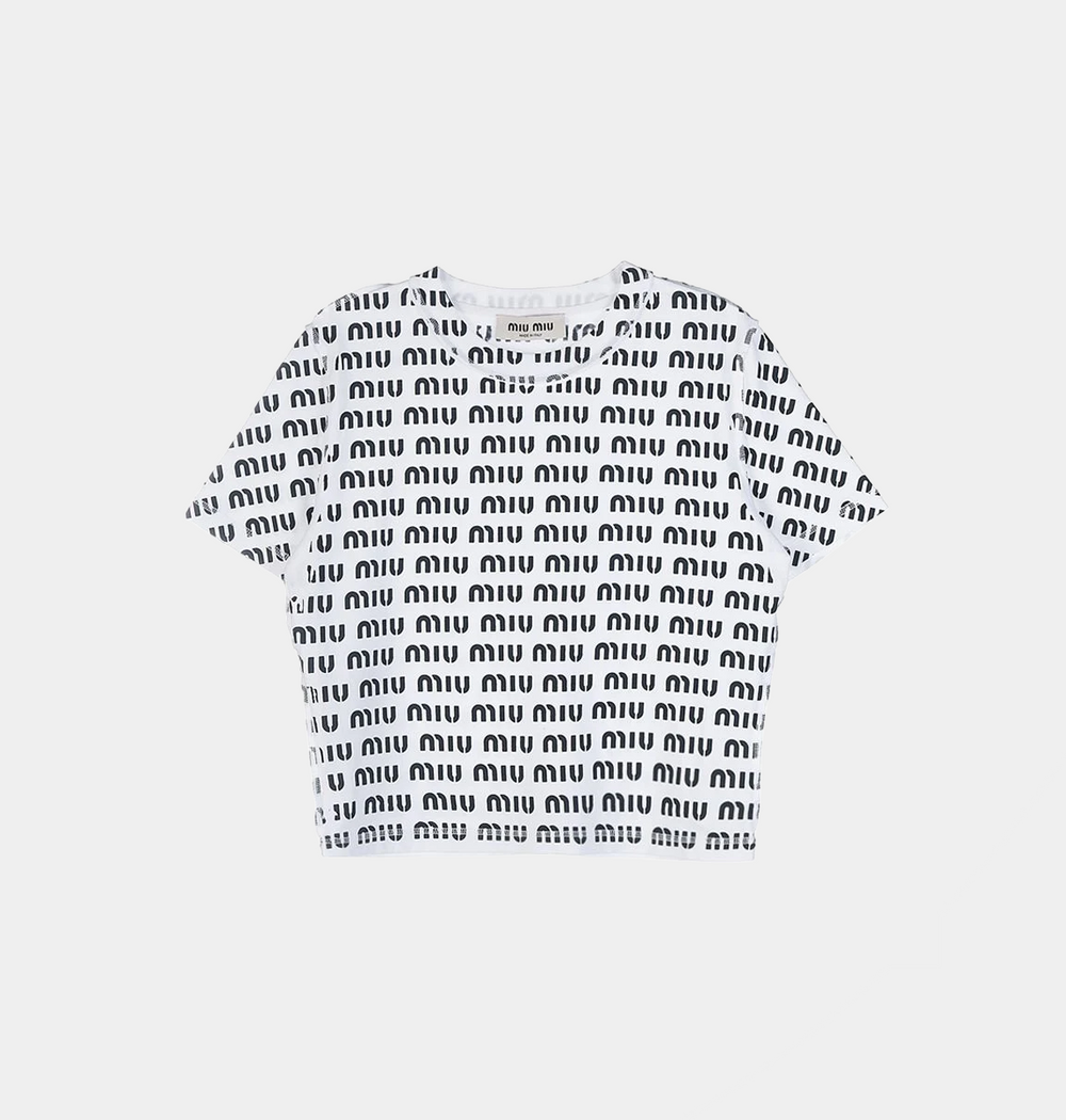 T-shirt crop Miu Miu - MS Luxury