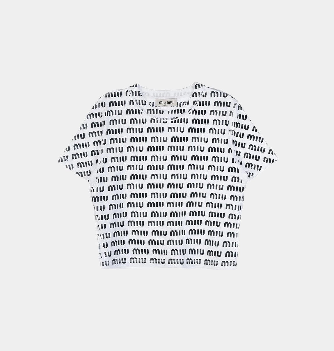T-shirt crop Miu Miu - MS Luxury