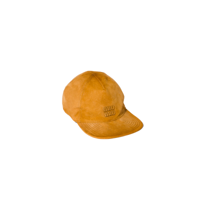 Cappello baseball  in pelle scamosciata