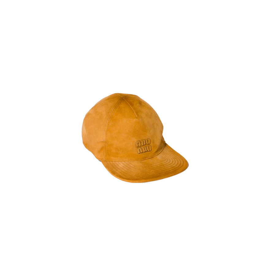 Cappello baseball  in pelle scamosciata