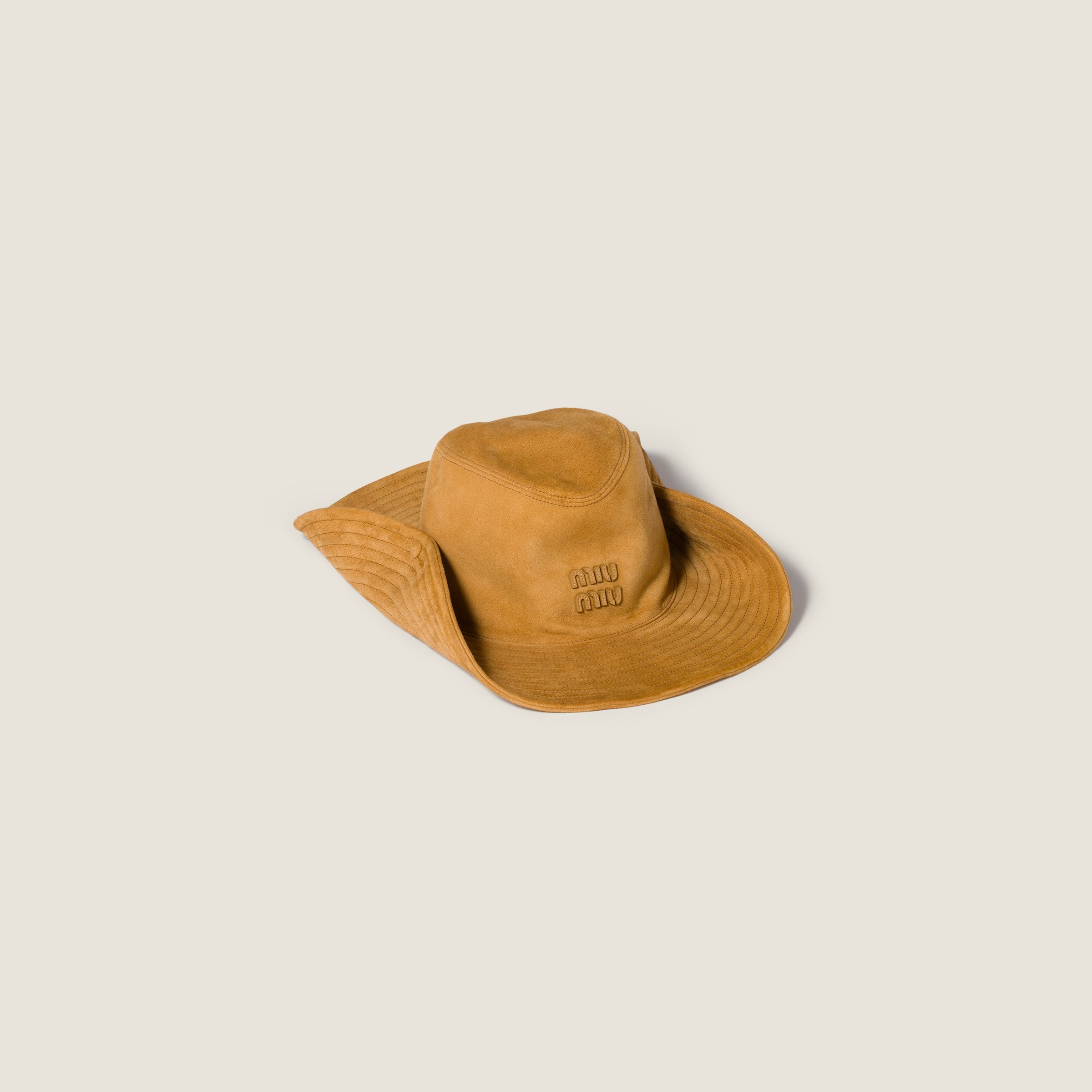 Cappello cowboy in pelle scamosciata