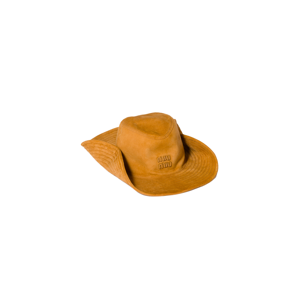 Cappello cowboy in pelle scamosciata