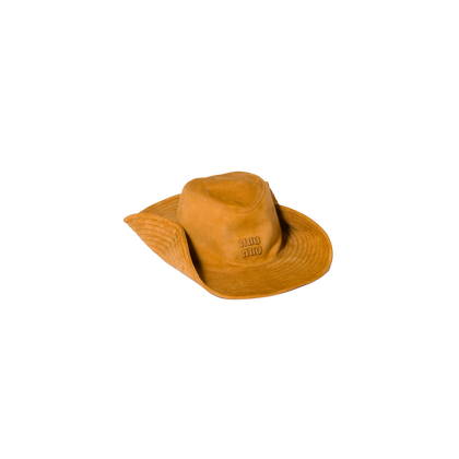 Cappello cowboy in pelle scamosciata