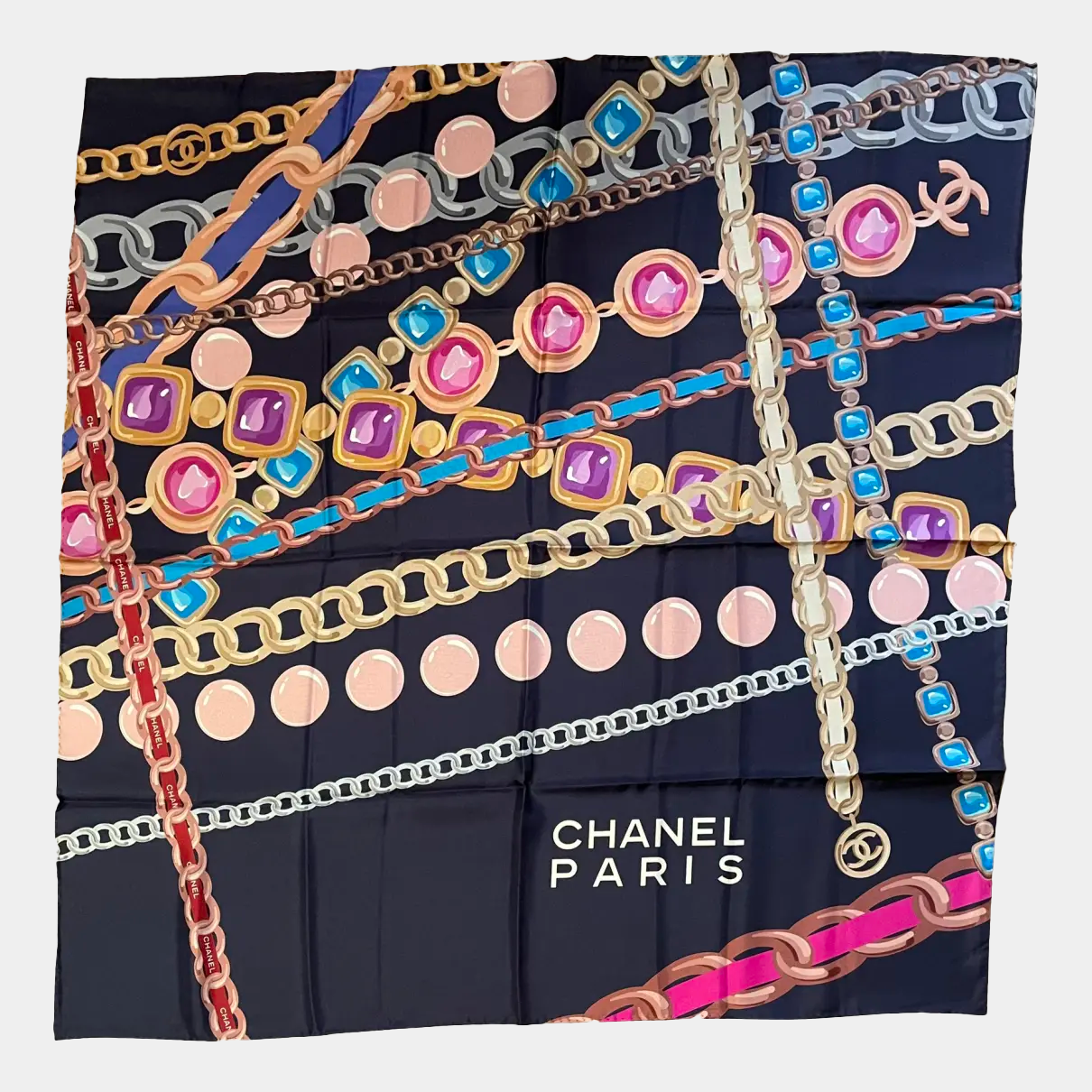 Foulard in seta Chanel