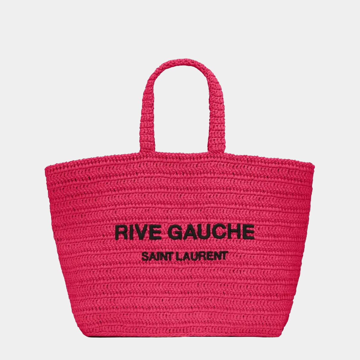 Borsa in raffia rive gauche Saint Laurent - MS Luxury