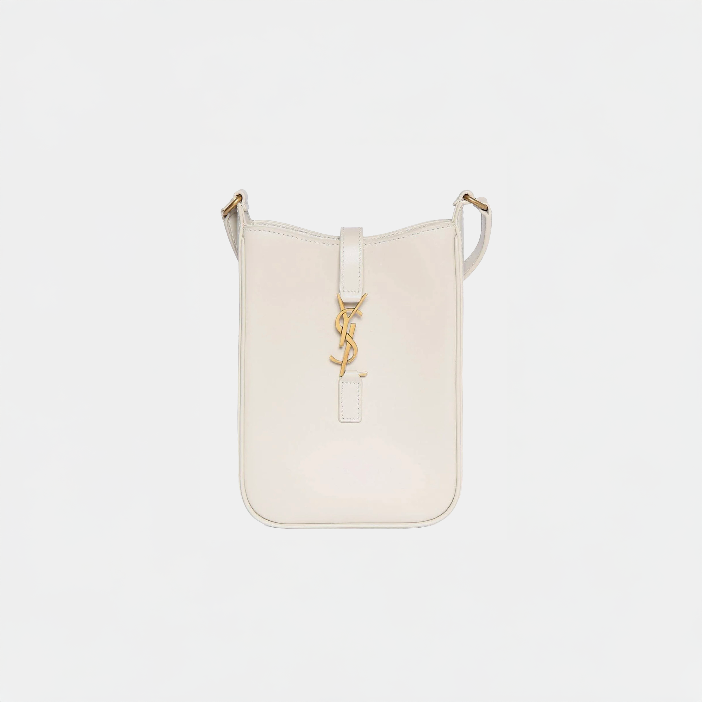 Saint Laurent Nero Le 5 UN 7 mini borsa a tracolla in pelle