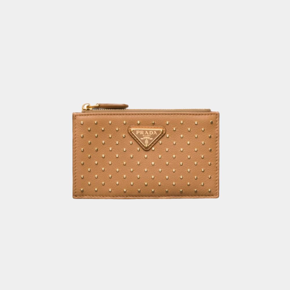 portacarte con zip prada