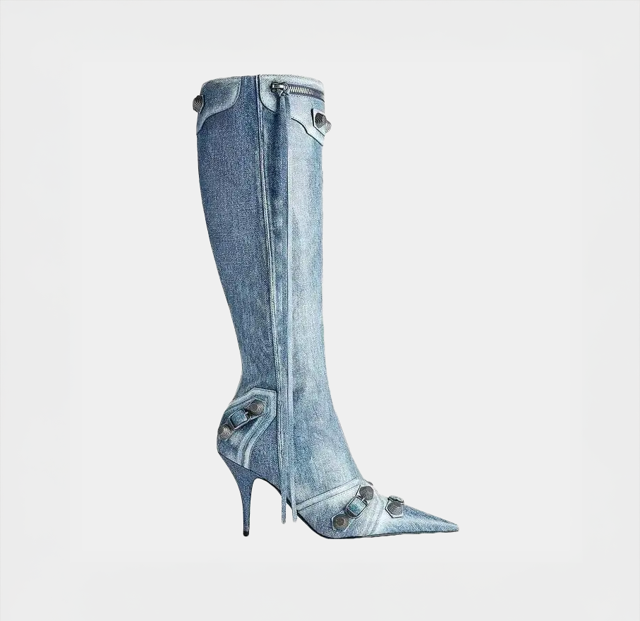 stivale con tacco balenciaga