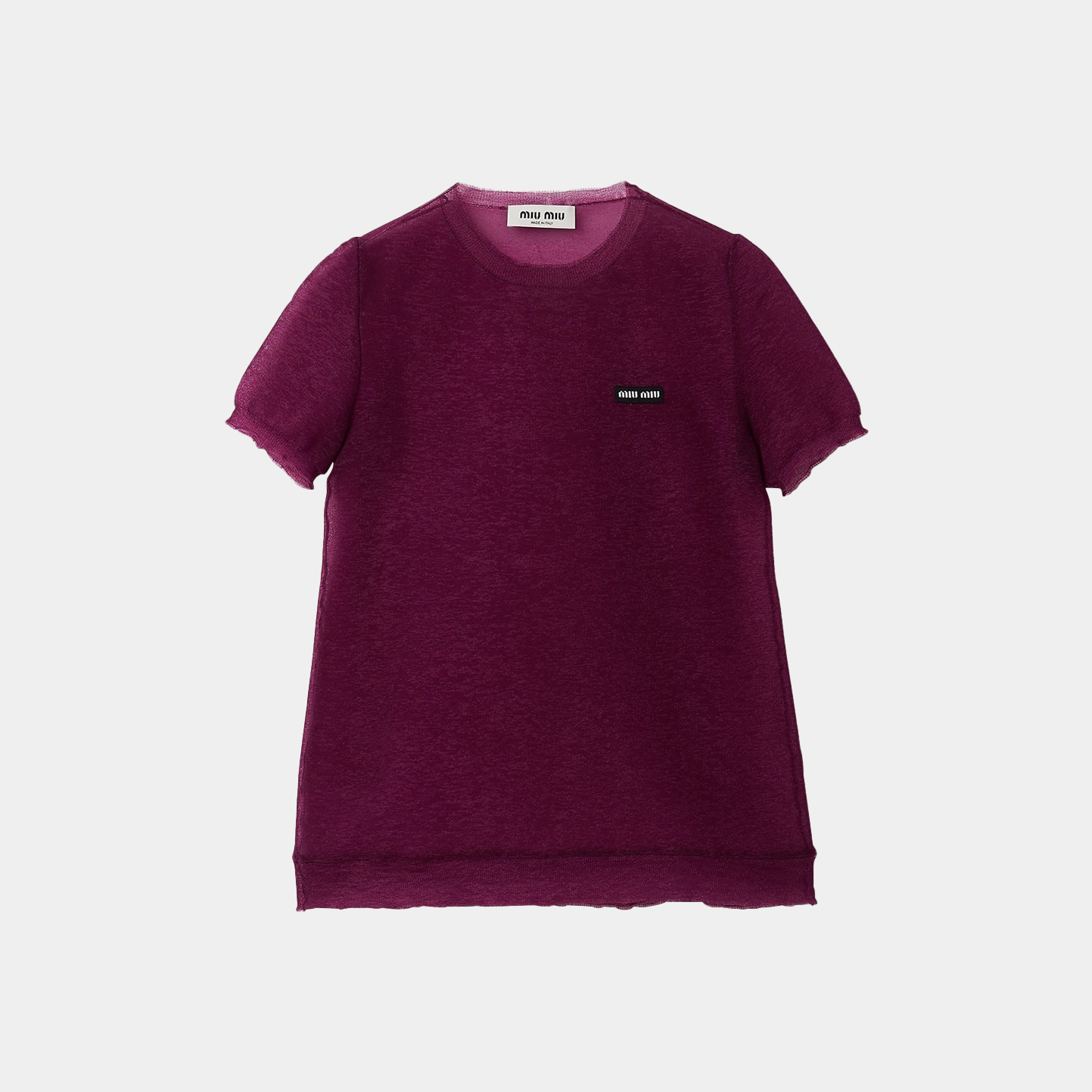 t-shirt miu miu
