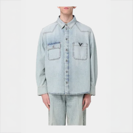 camicia in jeans prada