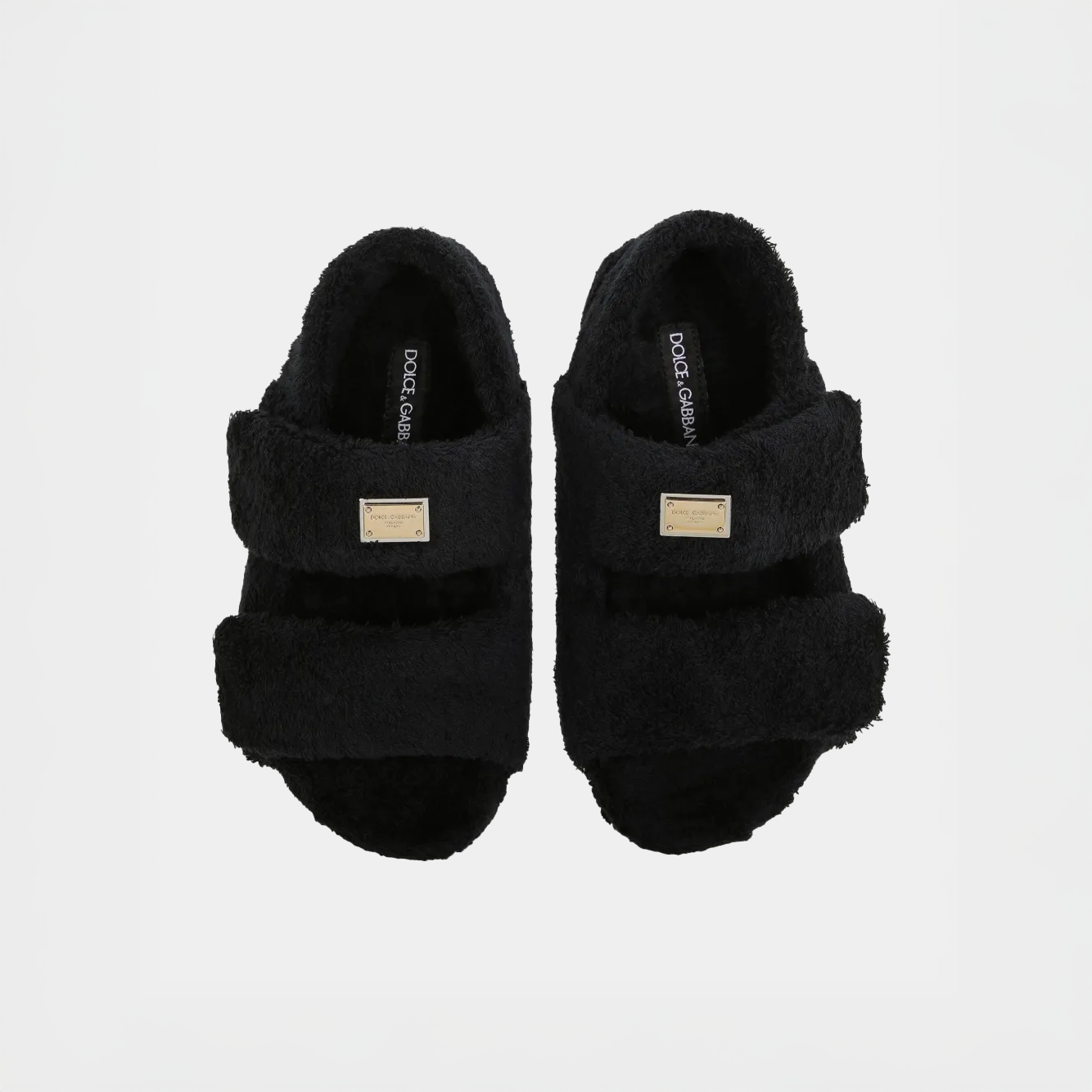 sandalli con placca D&G