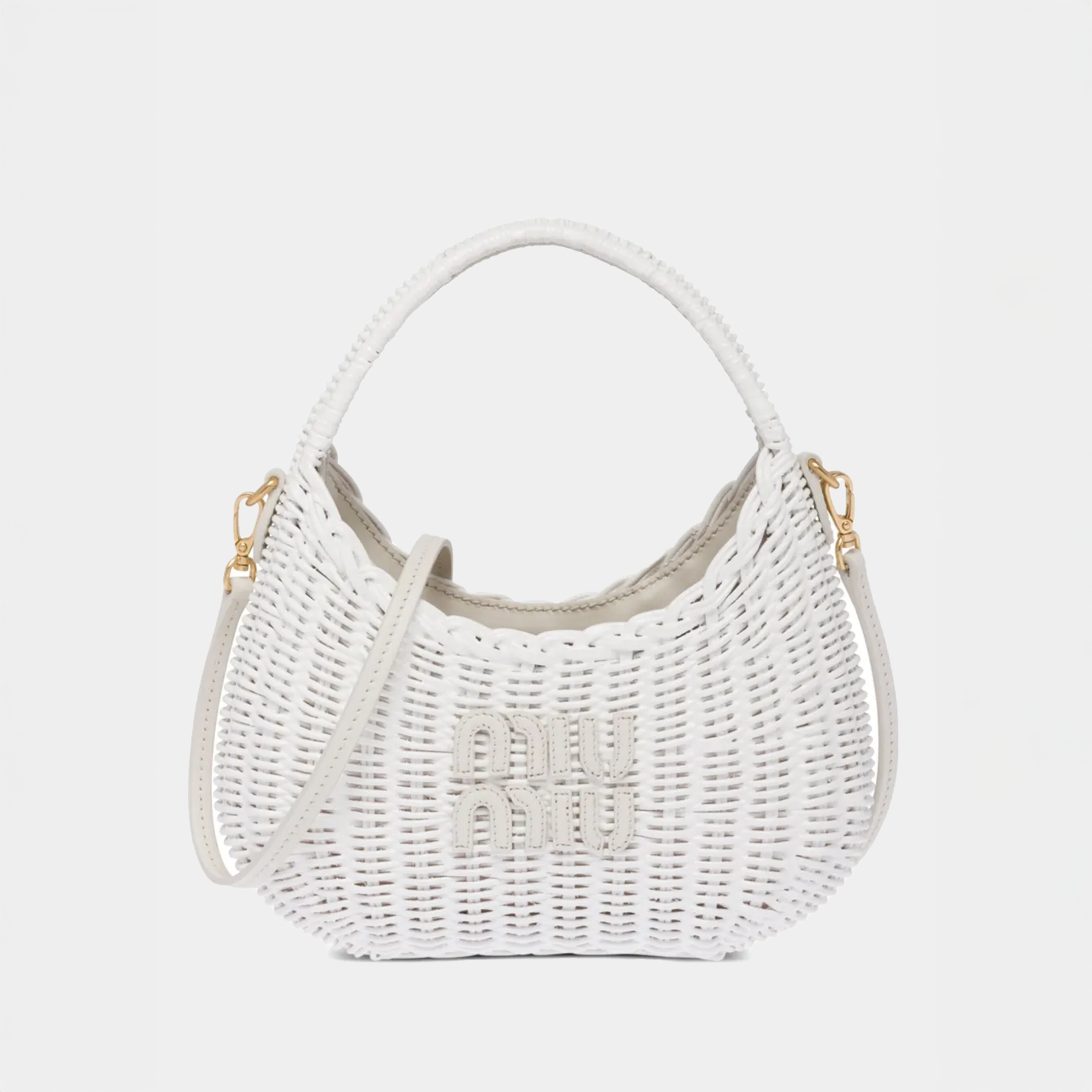 Miu Miu Wander Wicker bag