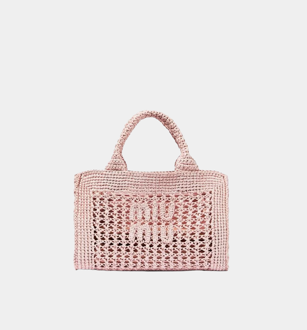 Miu miu tote bar in crochet
