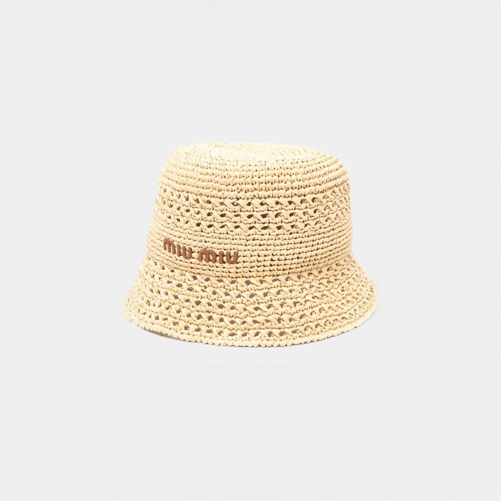 cappello in crochet Miu Miu