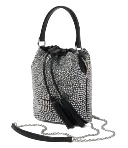 borsa miu mia in palette nera