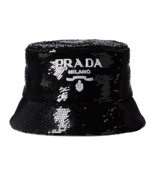 PRADA Cappello da pescatore con paillettes