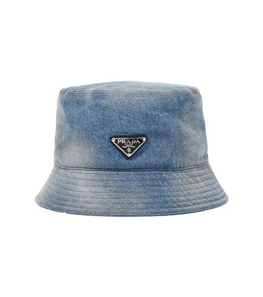 Prada Cappello da pescatore in denim