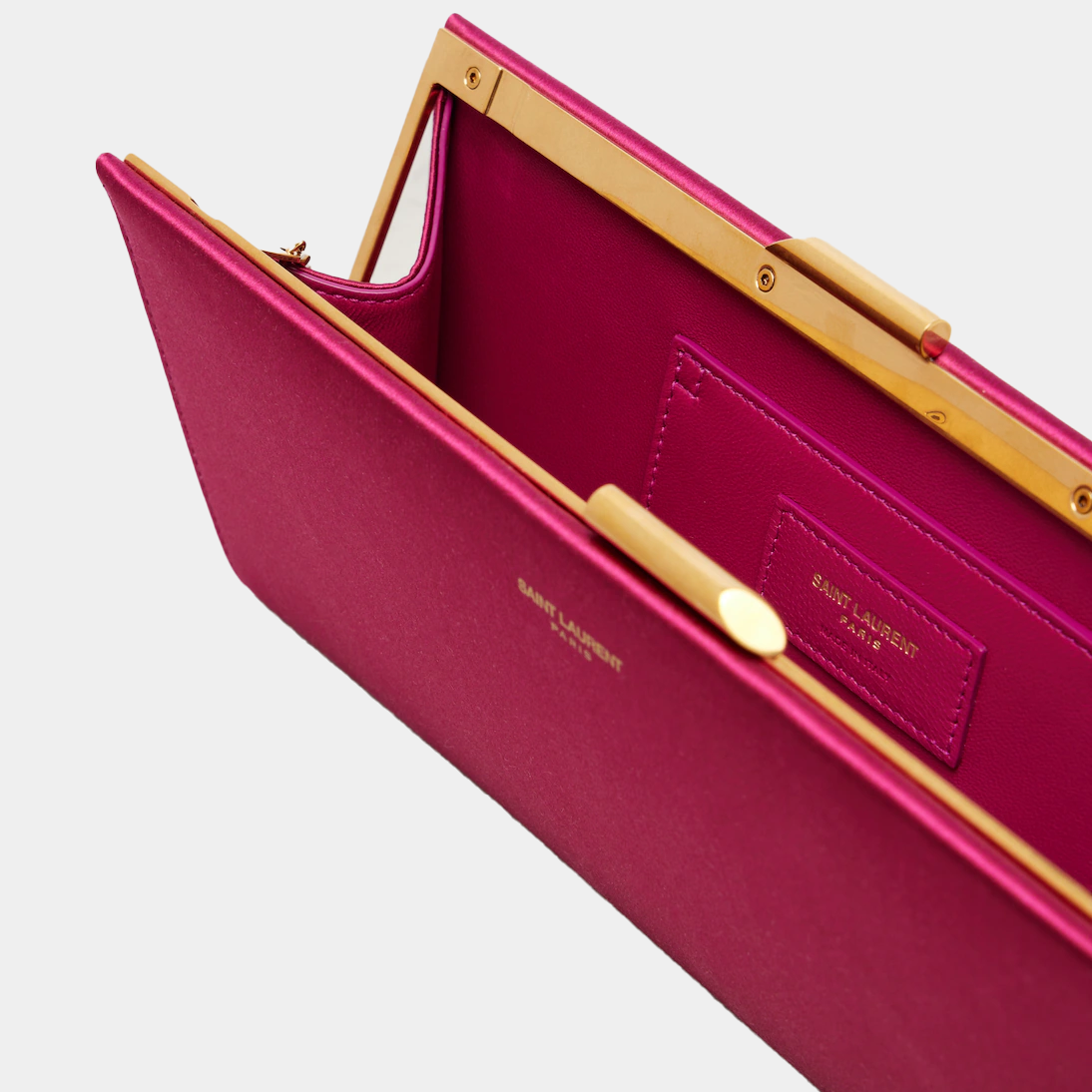 Clutch Midnight Small in raso