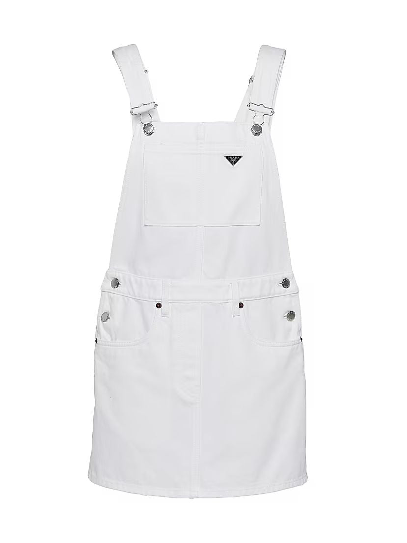 Salopette Prada bianca