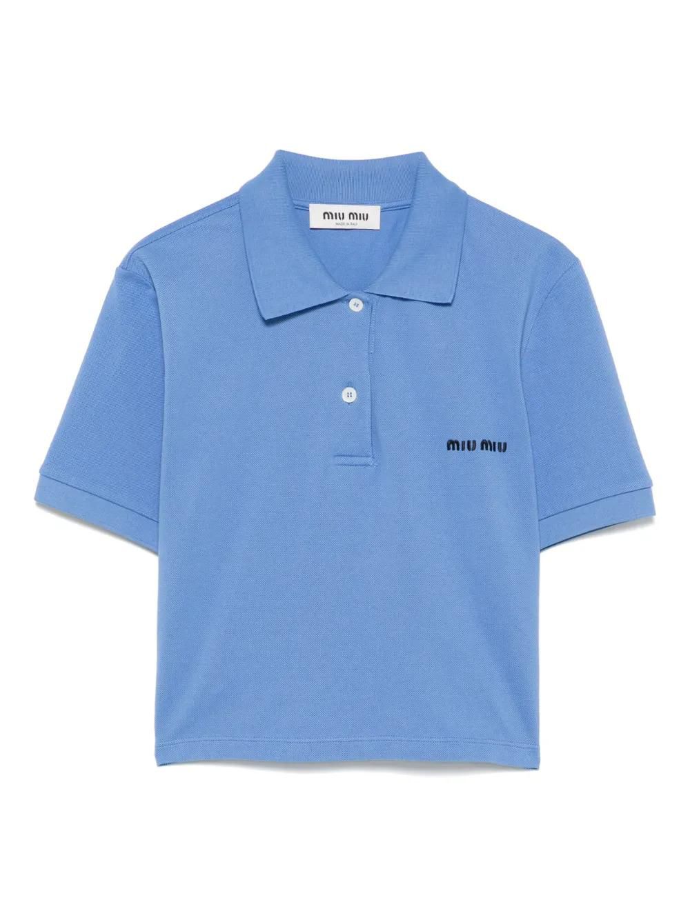crop miu miu polo