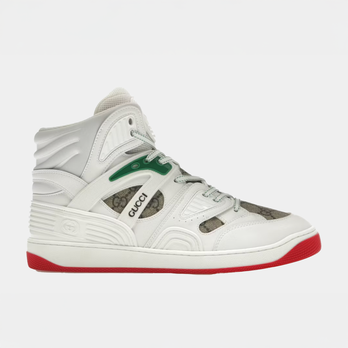 Gucci Basket Bianco Demetra Rosso