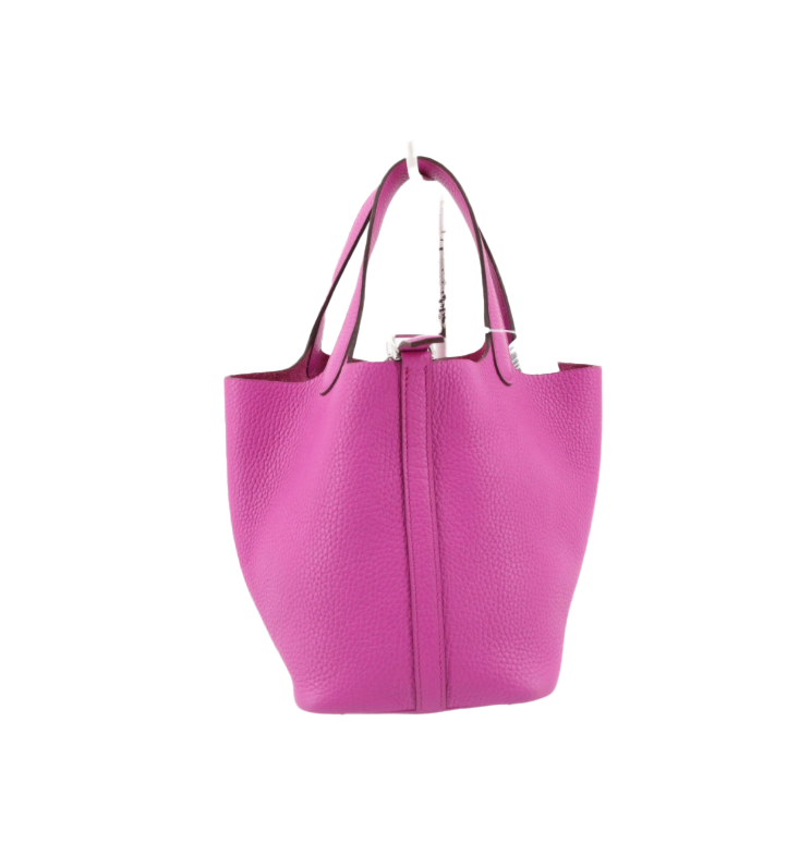 Picotin Lock PM Leather Handbag C Engraved hermes