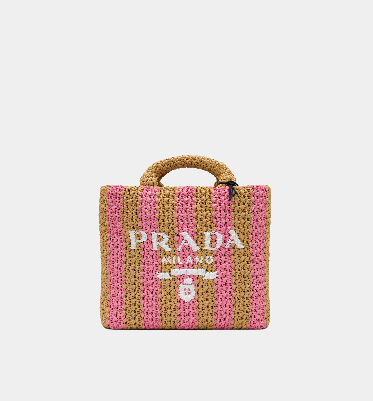 tote bag crochet Prada