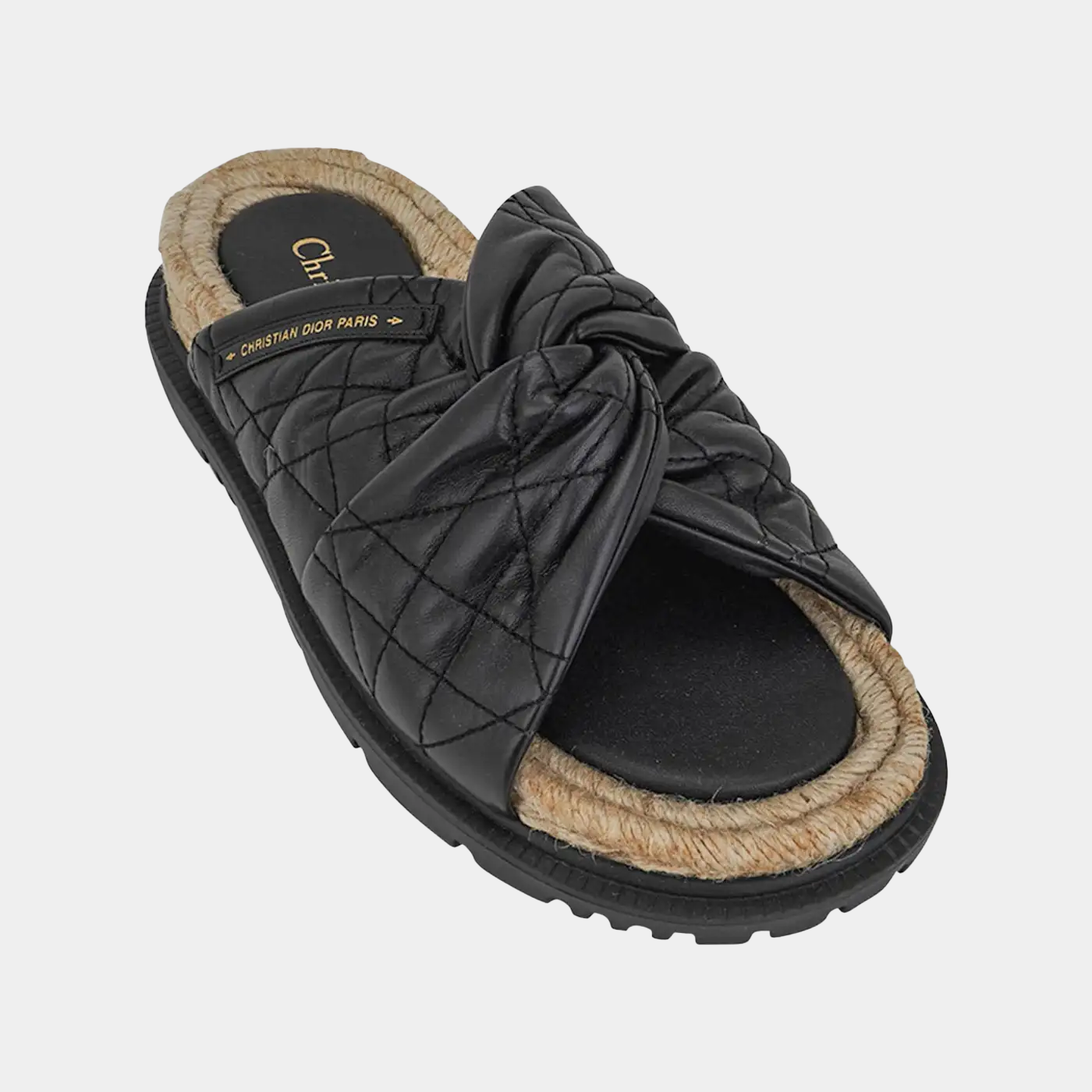 Christian Dior Sandalo Cannage Dtwist Espadrille