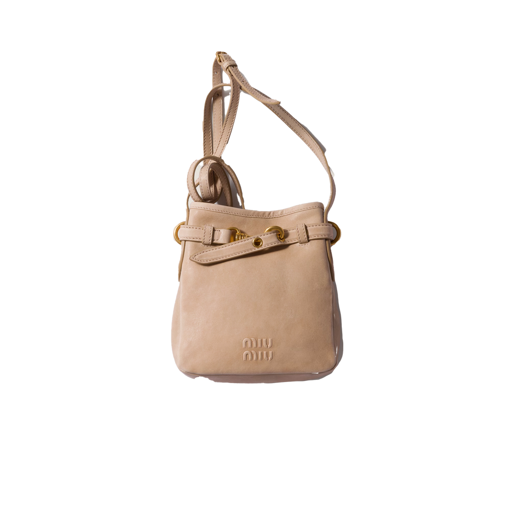 Miu miu pouch in nappa corda