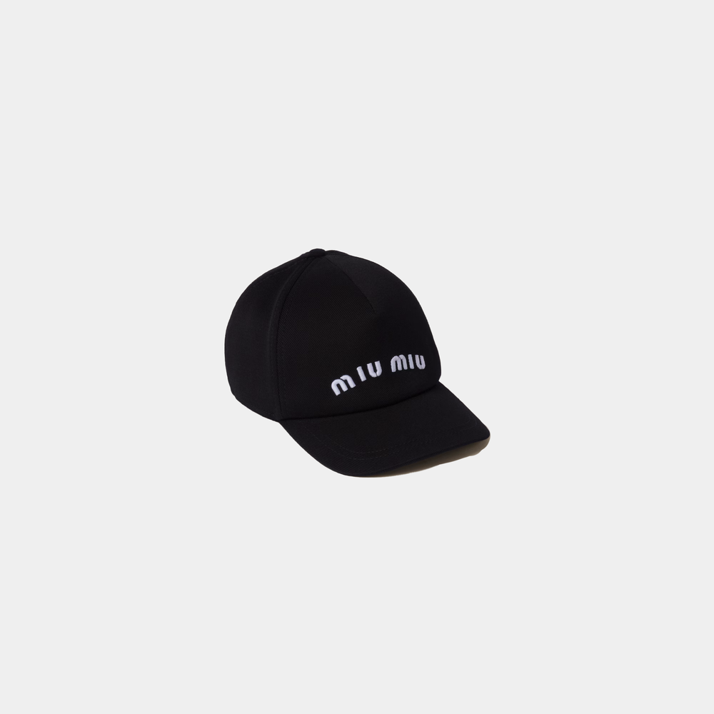 Cappello da baseball in Drill MiuMiu