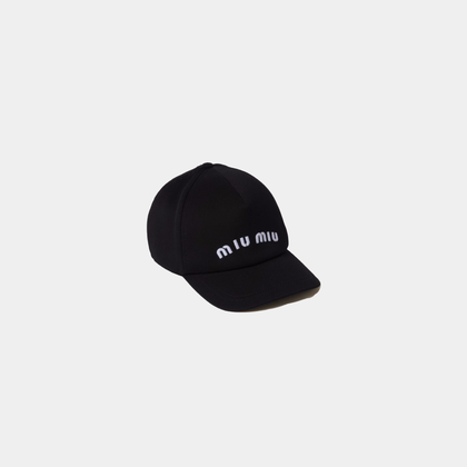 Cappello da baseball in Drill MiuMiu