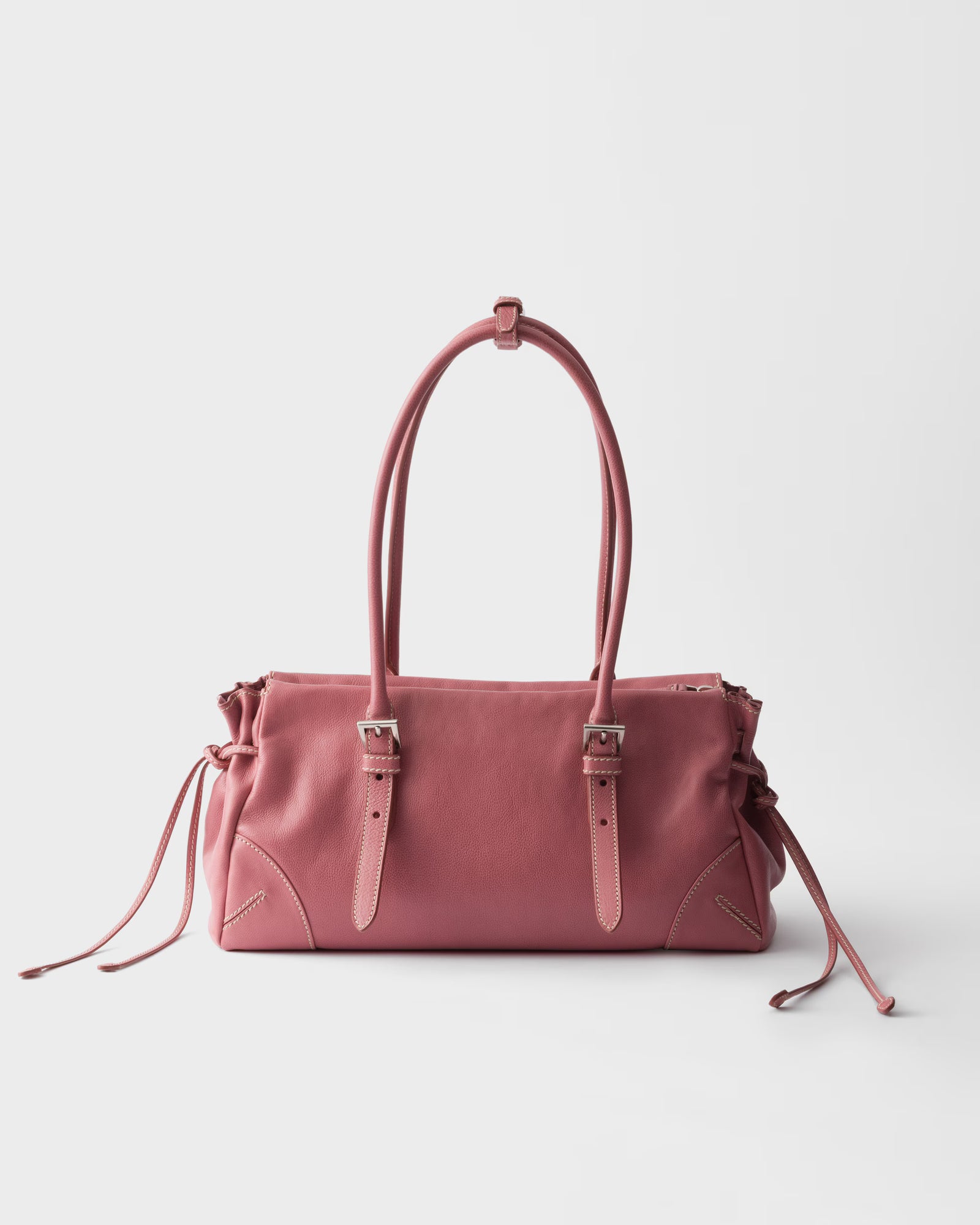 Borsa shopping Prada Karin medium in pelle anticata