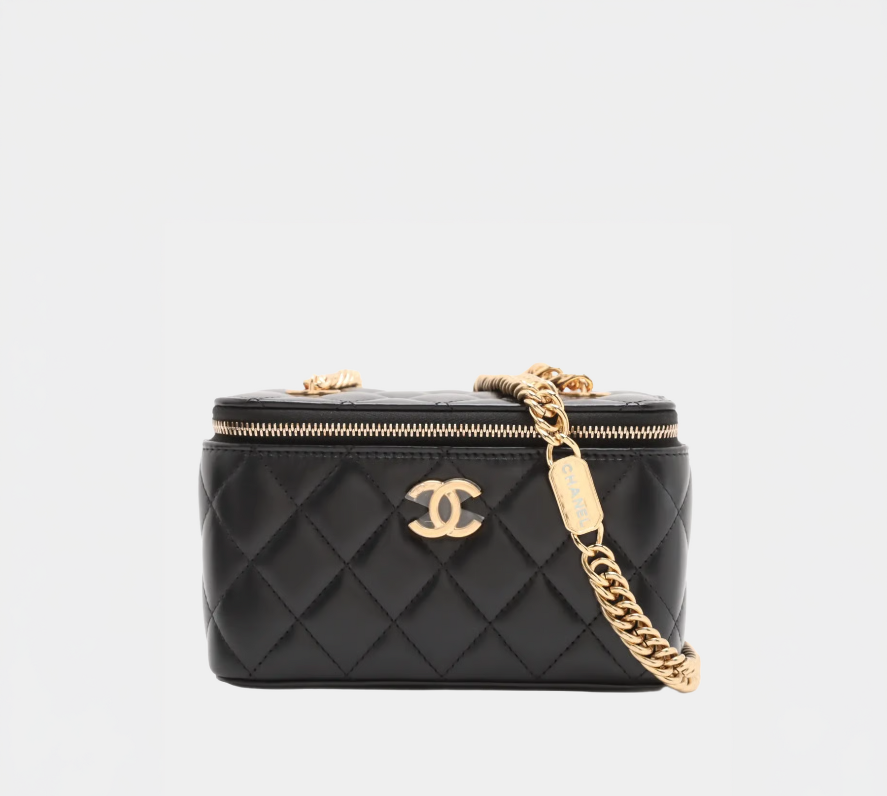 Chanel Matelasse Lambskin Chain Shoulder Bag Vanity - MS Luxury