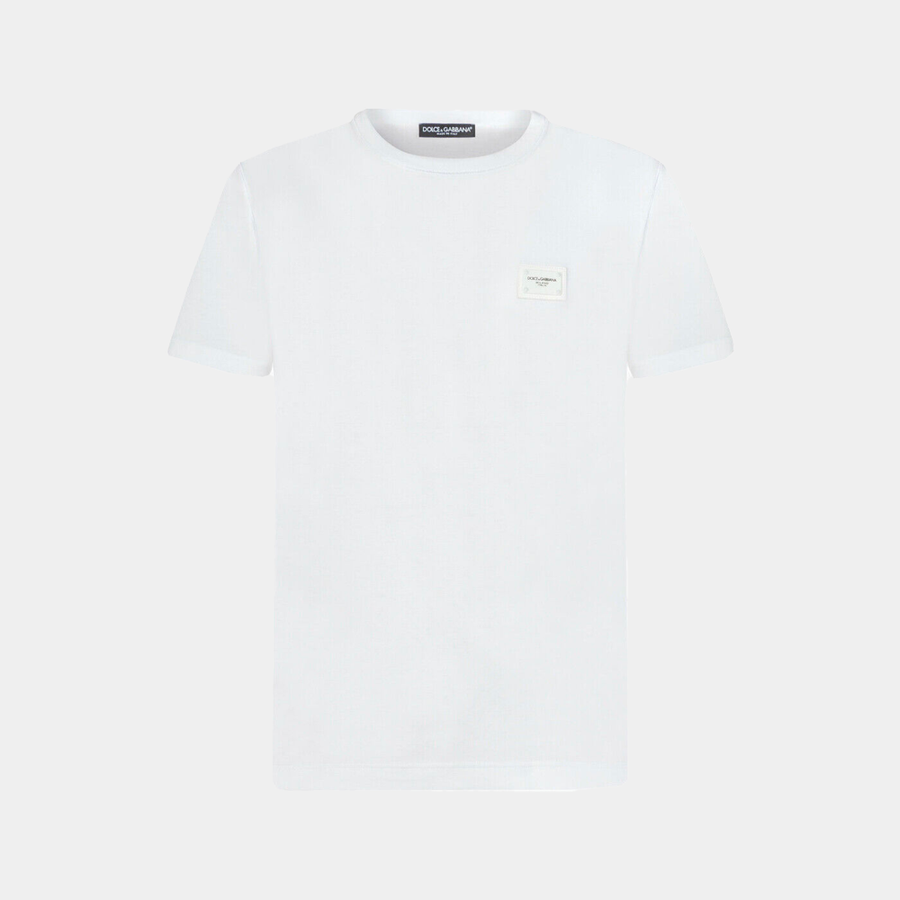 T-shirt Dolce & Gabbana con placca - MS Luxury