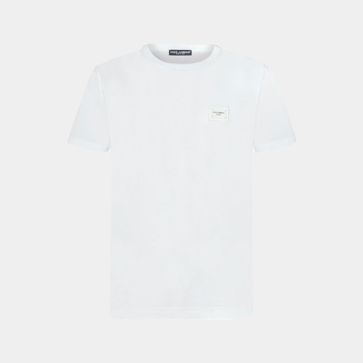 T-shirt Dolce & Gabbana con placca - MS Luxury